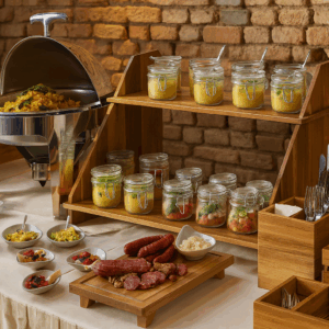 EKSPOZITOR BUFFET DRURI 65*20*40CM S5052