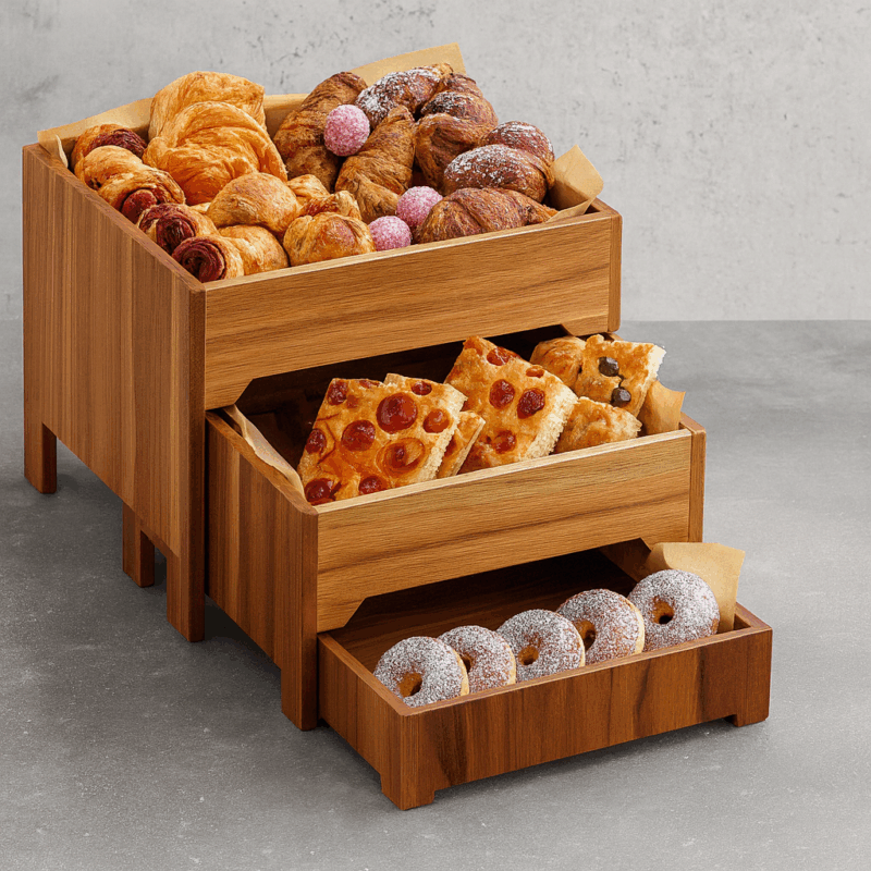 EKSPOZITOR BUFFET DRURI SIRTAR SET3 43*35.5*33CM S5068