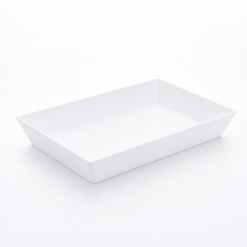 PJATANCE MELAMIN BARDHE 45*30CM T8402