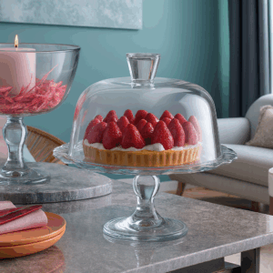 PETITE PATTISERIE FOOTED PLATE DOME 264 MM 96952